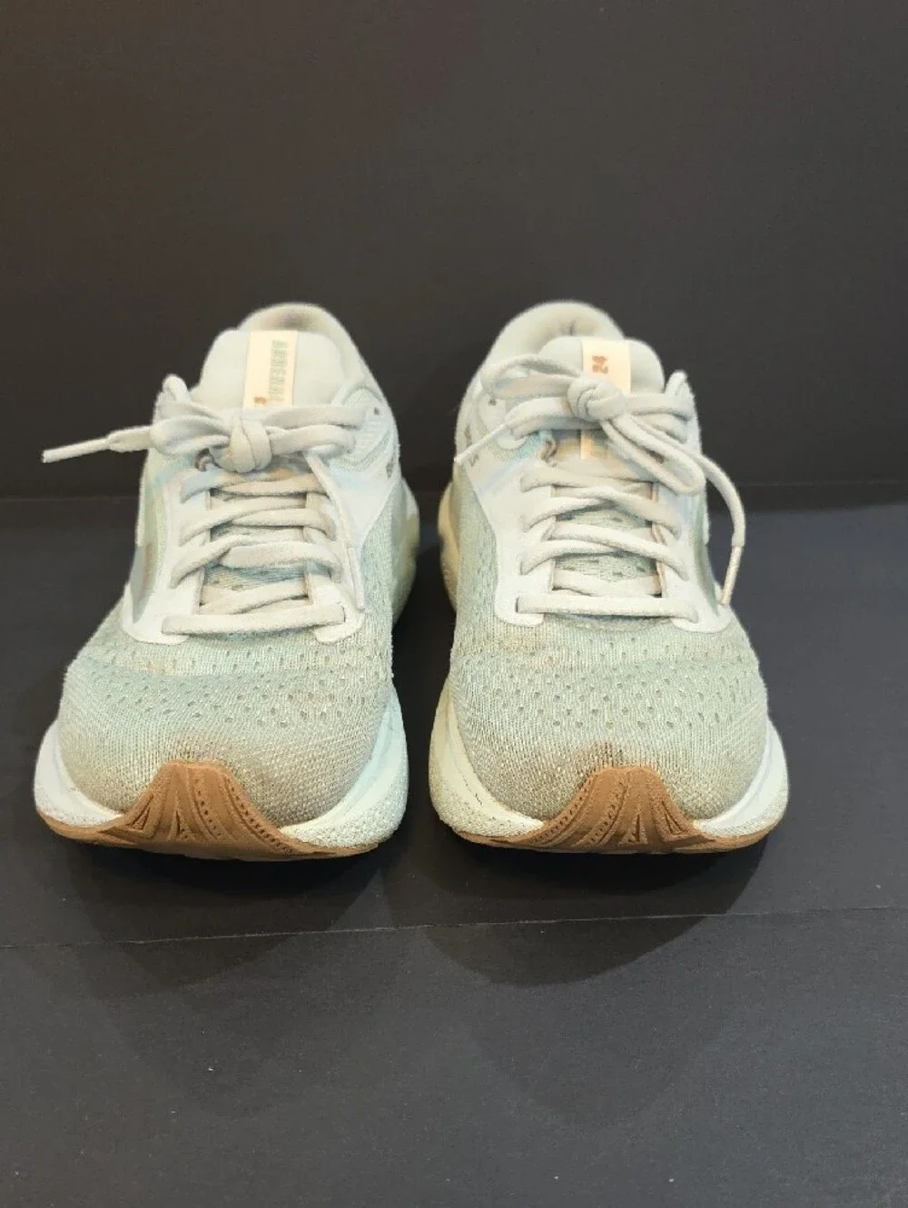 Brooks Adrenaline GTS 24 Women's Shoes - Sage Green with Beige Accents Size 8.5